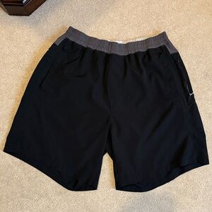 Freeballers Athletic Shorts Running Gym Workout‎ Lightweight Pockets Black XL